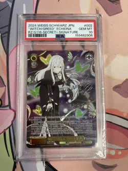 PSA10 Re:Zero Greedy Witch Echidna SEC+ RZ/S116-002EX - Image 1