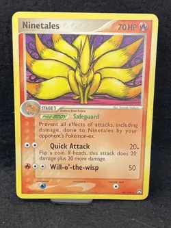 Ninetales 2007 Pokemon TCG card Power Keepers Rare #19/108 LP non holo - Image 1