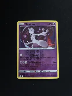 Pokemon Mewtwo 059/159 SWSH: Crown Zenith Holo Rare Reverse Holo Card - Image 1