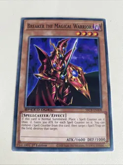 Yugioh Breaker the Magical Warrior x 3 - LP - Plus Free Holo Card - B - Image 3