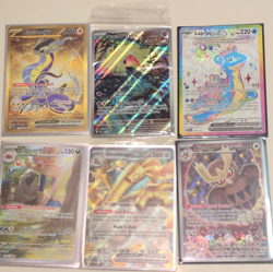 Pokemon TCG 6-Card Holo/Foil Lot Miraidon ex Lapras ex Gholdengo ex - Image 1