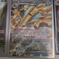 Pokemon TCG 6-Card Holo/Foil Lot Miraidon ex Lapras ex Gholdengo ex - Image 3