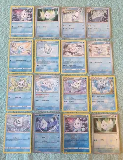 VANILLITE, VANILLISH, & VANILLUXE BUNDLE OF POKEMON CARDS - Image 1