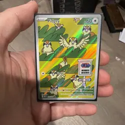 Pokemon TCG Pidgey Illustration Rare Card 207/197 Sv03: Obsidian Flames - Image 1