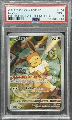 PSA 9 Eevee 173 Sv: Scarlet & Violet Promo Cards Holo - Image 1