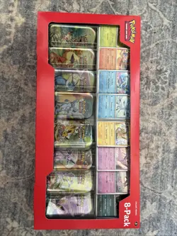 Pokemon Trading Card Game: 8-Pack Collector's Tin Set - Image 1