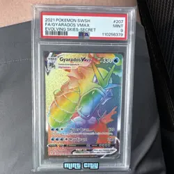 Pokemon Card PSA 9 - GYARADOS VMAX (FA Secret) #207 - 2021 SWSH Evolving Skies - Image 1