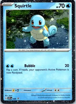 Squirtle - (Cosmos Holo) Promo SV: Scarlet & Violet Promo Cards 048 NM - Image 1