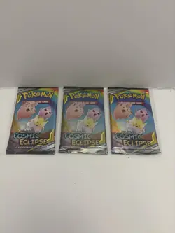 Pokemon Trading Card Game Sun & Moon Cosmic Eclipse Booster Pack 3 Available 820650805899 - Image 1