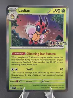 POKEMON TCG Ledian 133 Sv: Scarlet & Violet Promo Cards Holo - Image 1