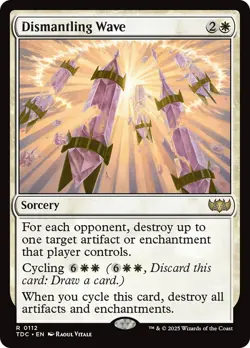 MTG Dismantling Wave [Tarkir: Dragonstorm Commander] Near Mint Magic - Image 1