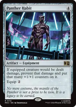 MTG Marvel Super Heroes Commander - Panther Habit - Image 1