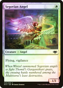 MTG FOIL Segovian Angel - Modern Horizons #025 - Image 1