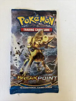 Pokemon "BREAKpoint" 10-Card Sealed Booster Pack (Luxray) X1 - Image 1