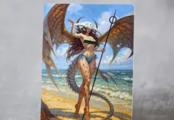 R-Rated Beach Party Atraxa | MTG Satirical Fan ARt - Image 2