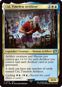 MTG Cid, Timeless Artificer - FINAL FANTASY #410 - Image 1