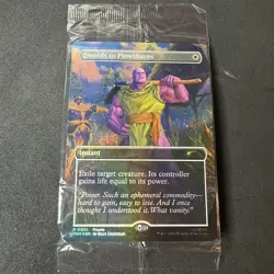 Thanos Magic the Gathering 2026 PSA Magazine Promo Swords to Plowshares SEALED - Image 1