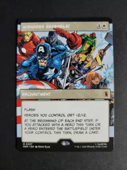 Avengers Assemble! 0297 (Borderless) Mythic MTG Marvel Super Heroes - Image 1
