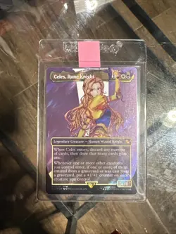 Celes, Rune Knight (Borderless) (Surge Foil) Commander: Final Fantasy Foil - Image 1