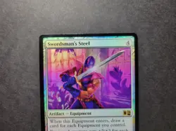 MTG Magic Marvel Super Heroes SWORDSMAN'S STEEL 0752 Foil - Image 2