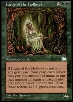 1x Liege of the Hollows Heavy Play MTG Magic - Kid Icarus - - Image 1