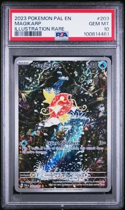 Pokemon Magikarp Paldea Evolved Illustration Rare #203 PSA 10 Gem Mint - Image 1