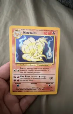 Pokemon TCG Ninetales Base Set 12/102 Holo 1999-2000 Wizards Base Set Holo Rare - Image 1