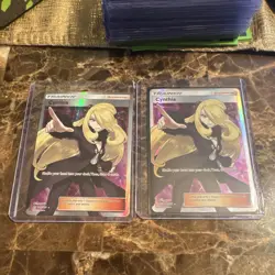 Pokemon TCG Cynthia 148/156 Ultra Prism Trainer Supporter Holo Foil Lot 2 - Image 2
