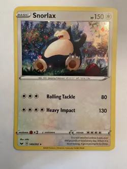 Pokemon Snorlax - (Cosmos Holo) 140/202 Blister Exclusives Holo Mint - Image 1