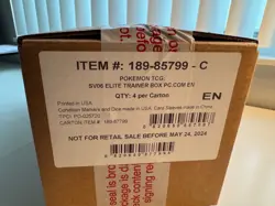 Twilight Masquerade Pokemon Center Elite Trainer Box Sealed Case of 4 ETBs Clean - Image 2
