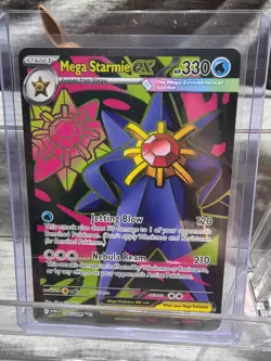 Mega Starmie EX 102/088 Full Art Ultra Rare Pokemon TCG: Perfect Order - Image 1