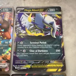 Pokemon TCG EX & Mega EX DARK-TYPE Lot (4) Houndoom, Absol, Sharpedo, Clodsire - Image 3