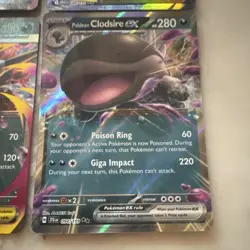 Pokemon TCG EX & Mega EX DARK-TYPE Lot (4) Houndoom, Absol, Sharpedo, Clodsire - Image 4