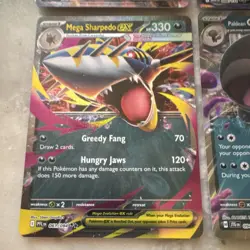 Pokemon TCG EX & Mega EX DARK-TYPE Lot (4) Houndoom, Absol, Sharpedo, Clodsire - Image 5