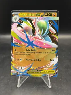 Pokemon TCG Mega Gallade ex 048/086 Me04: Chaos Rising Double Rare Holo NM - Image 1