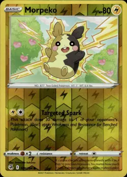 Morpeko 109/264 Common Fusion Strike Pokemon Reverse Holo Near Mint - Image 1