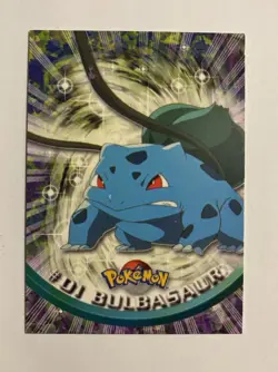 Pokemon Topps Bulbasaur Non Holo Green Logo - Image 1