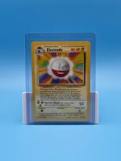 1999 Pokemon Base Set Electrode Holo 2/102 Rare LP - Image 1