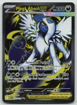 Pokemon Mega Absol ex 161/132 Mega Evolution Ultra Rare Holo NM - Image 1