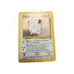 Pokemon Clefairy Basic Card 40 HP Holographic Wizard Black Star Promo - Image 1