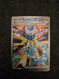 NM Dragapult ex Prismatic Evolutions 165/131 Special Illustration Rare Pokemon - Image 1