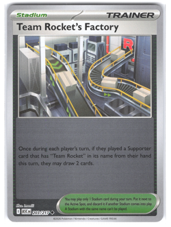 Team Rocket's Factory 203/217 Reverse Holo Pokemon TCG Ascended Heroes - Image 1