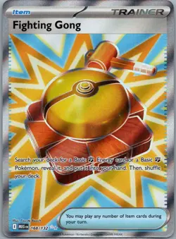 Fighting Gong 168/132 Ultra Rare Mega Evolution Pokemon Holo Near Mint - Image 1