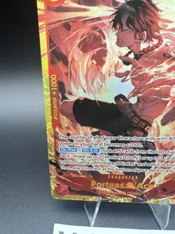ONE PIECE TCG Portgas D. Ace OP16-118 SEC The Time of Battle ENGLISH - Image 4
