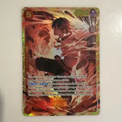 One Piece CCG The Time Of Battle Portgas D Ace SEC OP16-118 Mint - Image 1