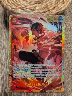 🔥 Portgas D. Ace SEC OP16-118 The Time of Battle ONE PIECE Card game English - Image 1