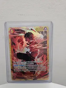 Portgas D. Ace OP16-118 SEC Time of The Battle One Piece TCG NM - Image 1