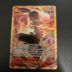 ONE PIECE Card Game Portgas D. Ace OP16 118 SEC Battle of the Moment ENGLISH - Image 1