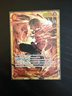 Portgas D. Ace SEC OP16-118 The Time of Battle ONE PIECE Card game English - Image 1