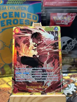 Portgas D. Ace SEC OP16-118 The Time of Battle ONE PIECE Card game English - Image 1